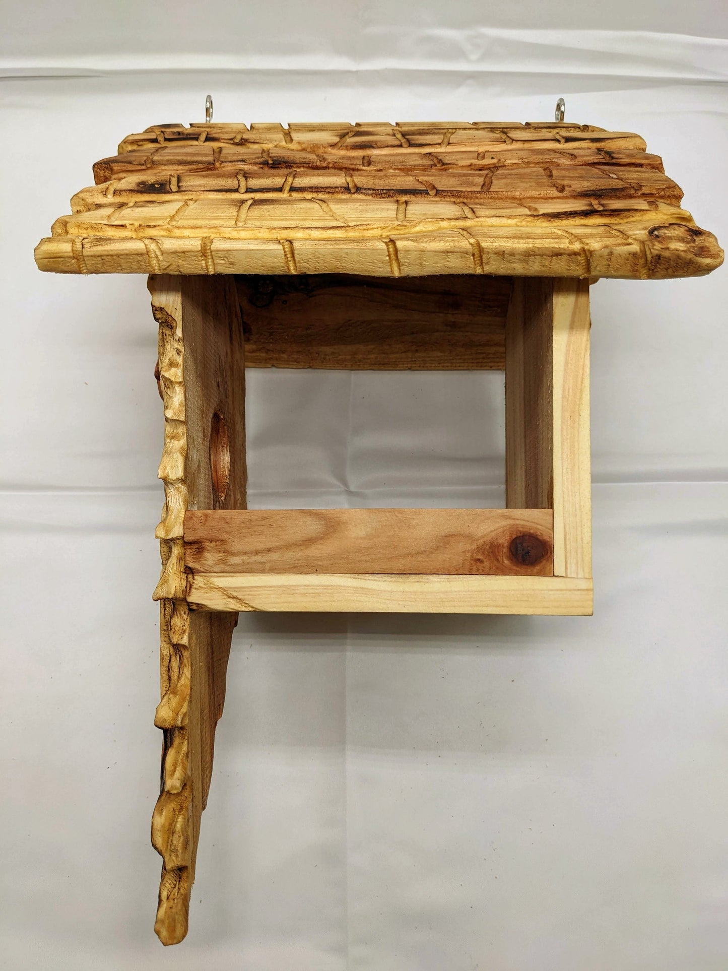 The Owl Guardian | Cedar Birdhouse & Custom Heart