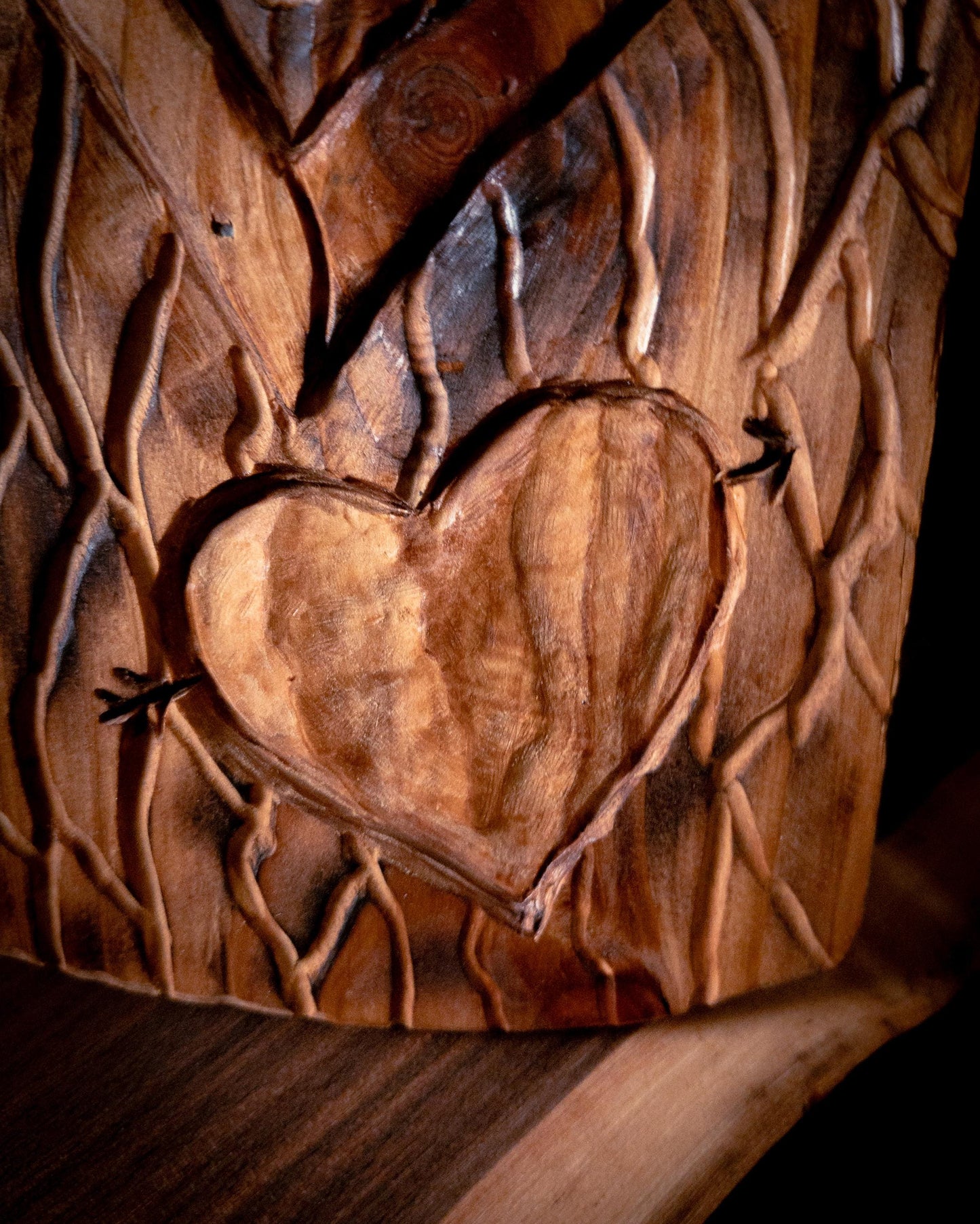 The Owl Guardian #7 | Cedar Birdhouse & Custom Heart