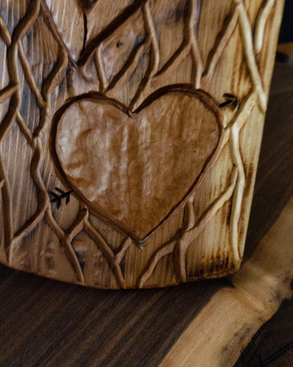 The Owl Guardian #8 | Cedar Birdhouse & Custom Heart