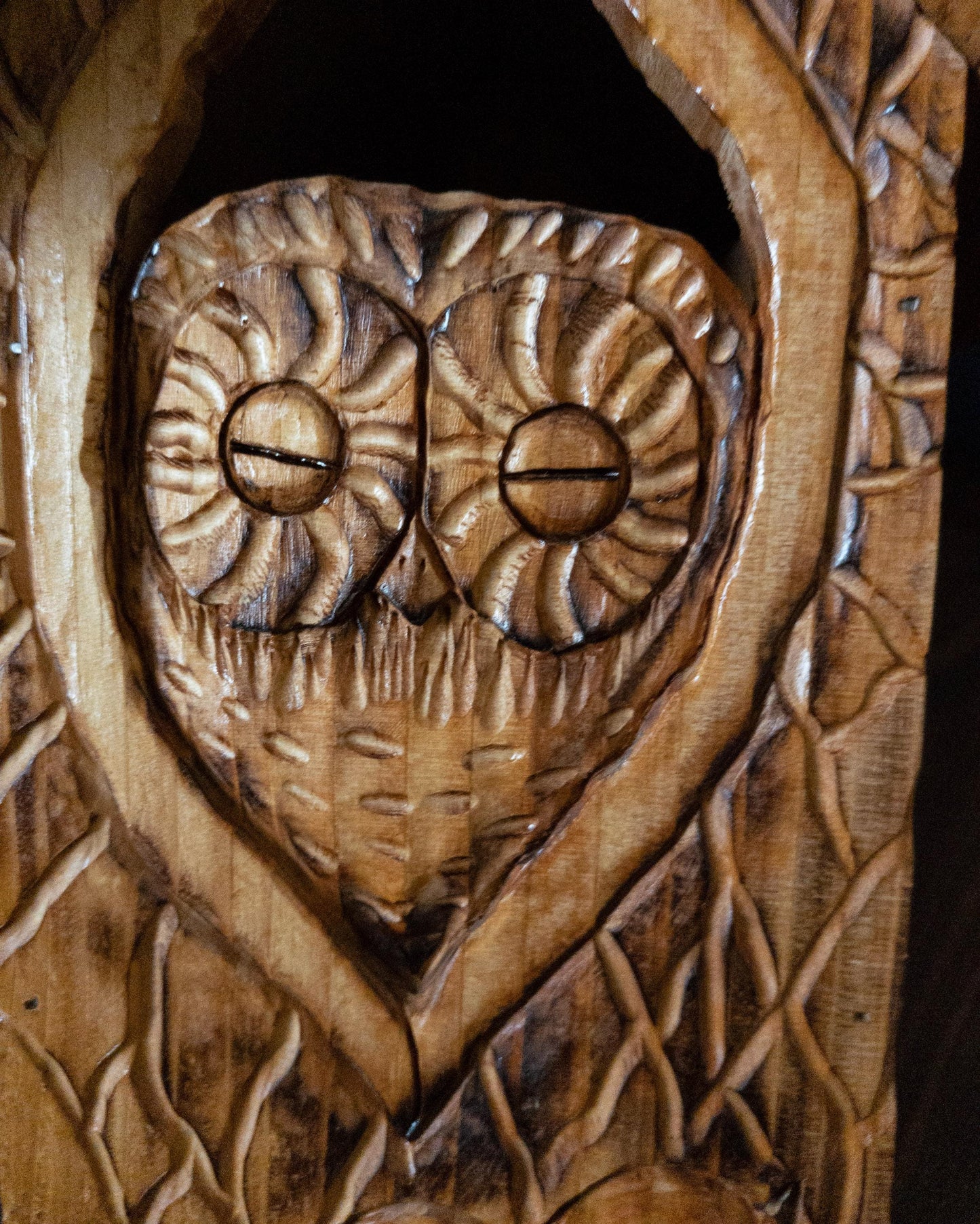 The Owl Guardian #9 | Cedar Birdhouse & Custom Heart